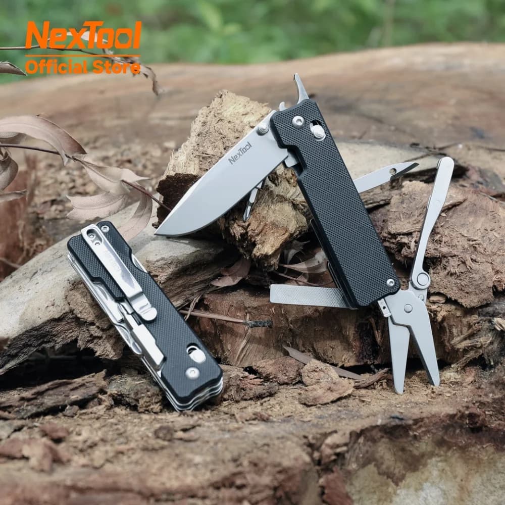 Nextool 11 In 1 Pocket Knife K30 Multi-tool Knight EDC Knife Outdoor Folding Knife Mini Portable Folding Scissor File Hand Tools