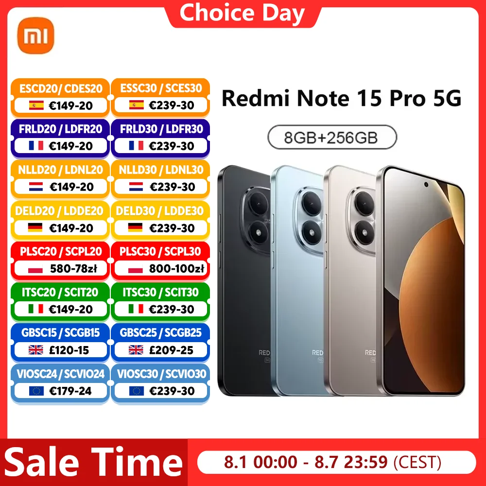 Xiaomi Redmi Note 15 Pro Plus 5G 8GB 12GB 256GB 512GB 6.83-inch NFC Snapdragon 7s Gen 4 200MP Dolby Atmos®Camera