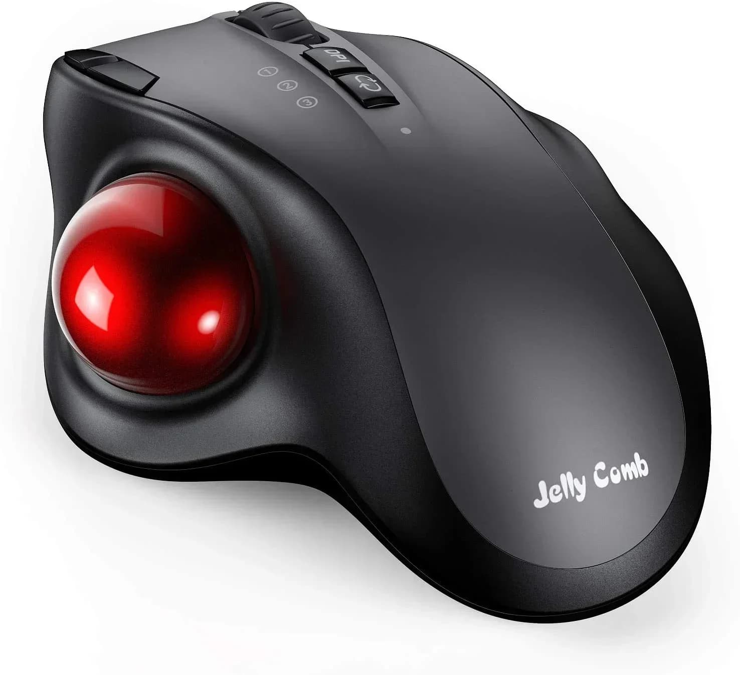 Missgoal 2.4G Wireless Trackball Mouse Vertical Laser Mice With Hard Protective Case For Laptop 1600DPI Ergonomic Mouse