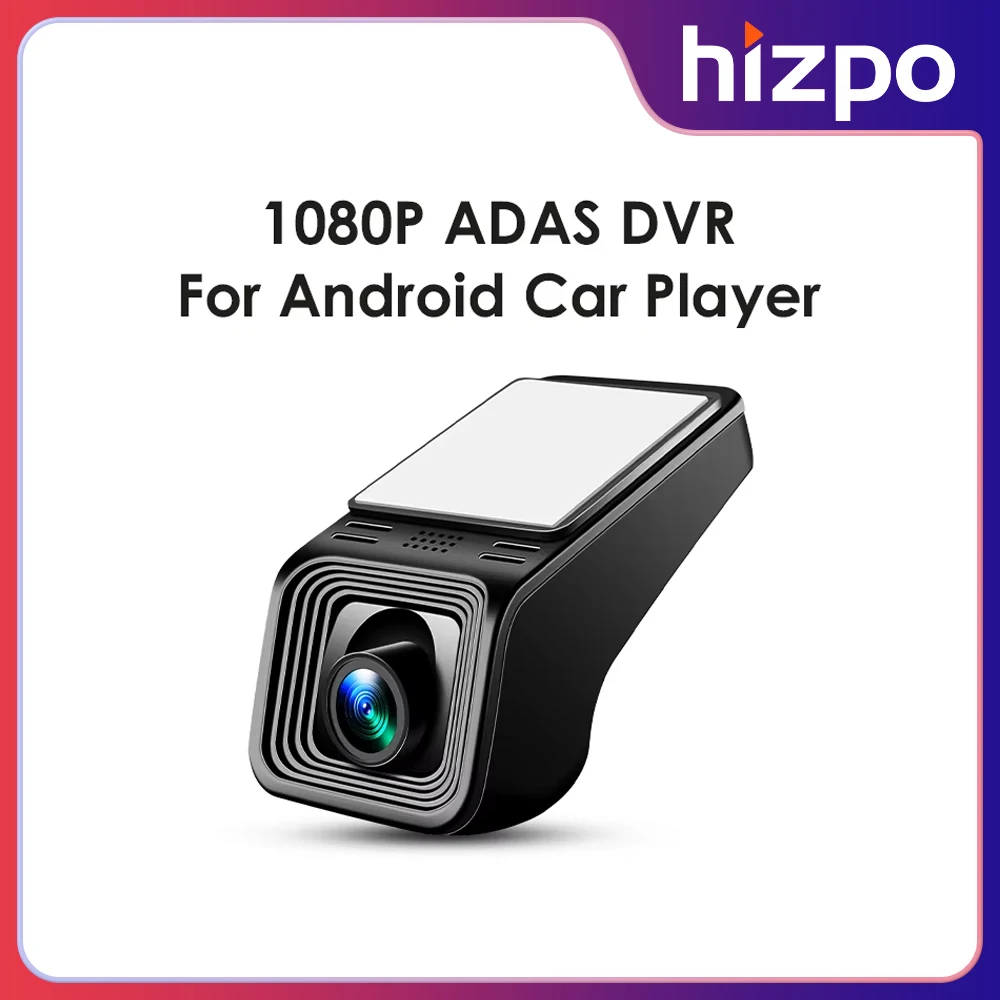Car DVR Dash Cam Full HD 1080P  Driving Recorder with Night Vision ADAS USB for Android Headunit