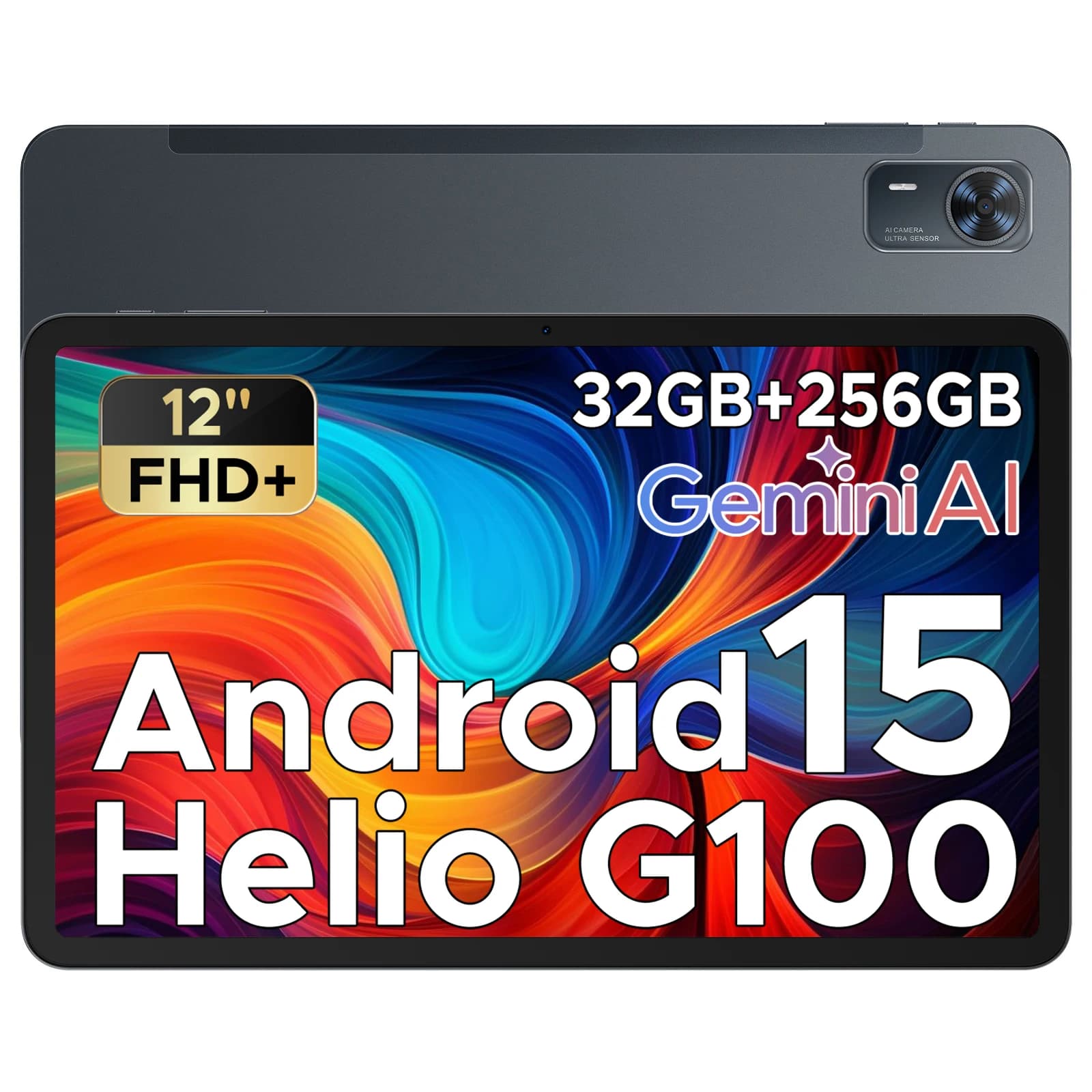 DOOGEE Tab E3+ Tablet 32GB 256GB 12" 2K Display Android 15 Helio G100 8800mAh Battery Gemini AI Smart Pad TabletPC