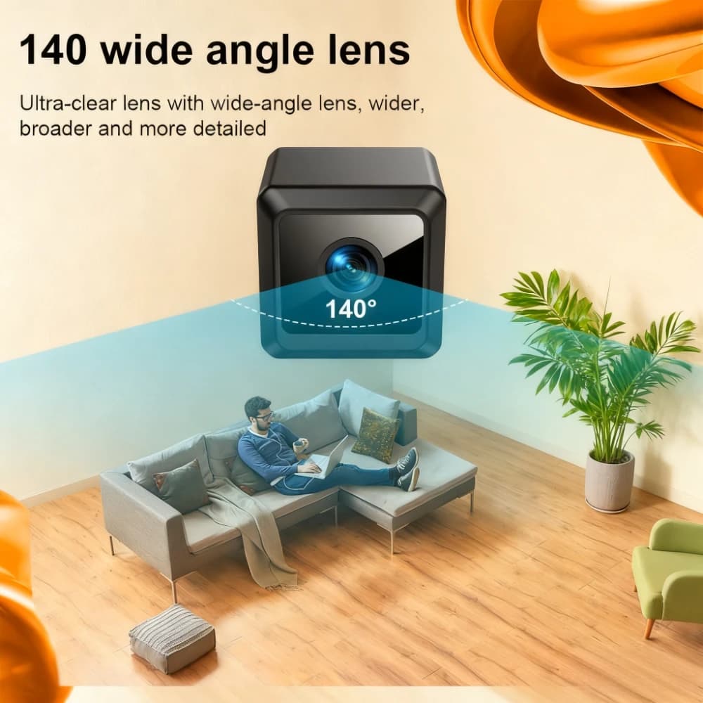 1080P HD P2P Mini Wifi Battery Camera 256G SD Card Record Night Vision Home Security Camera Recharge 2MP IP Camera