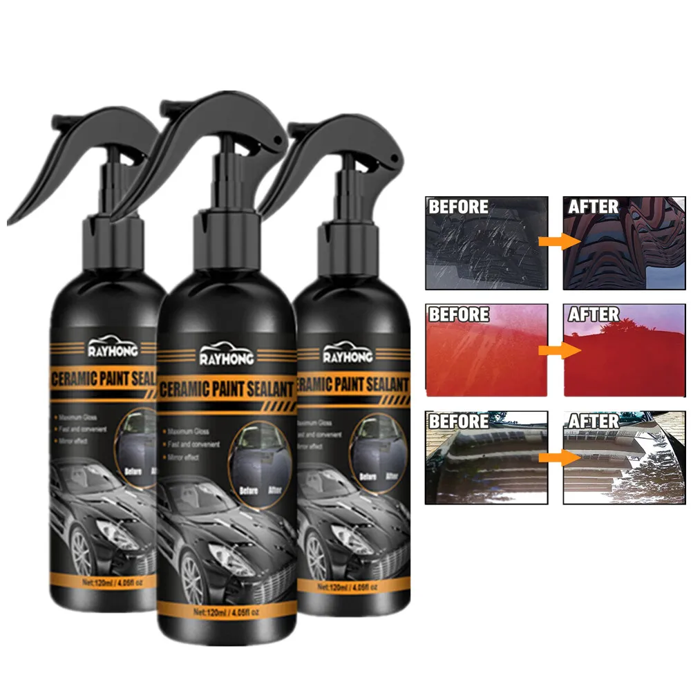 3PCS Ceramic Nano Coating Liquid Car Nano Glass Hydrophobic Polishing Restorer Tools  Nano Coating Ceramic