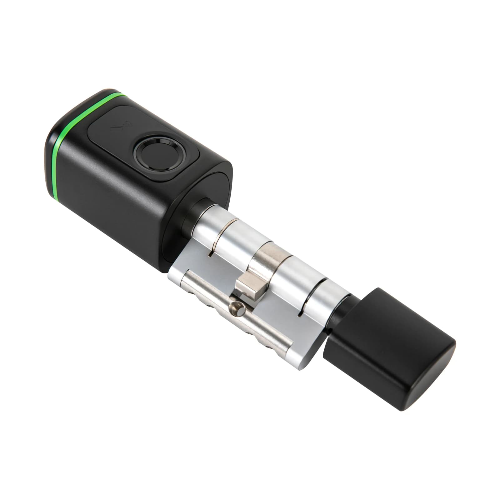 Smart Fingerprint Door Lock Fingerprint Locking Cylinder 5 Unlock Methods IP53 Keyless Entry for Apartment & Home Security
