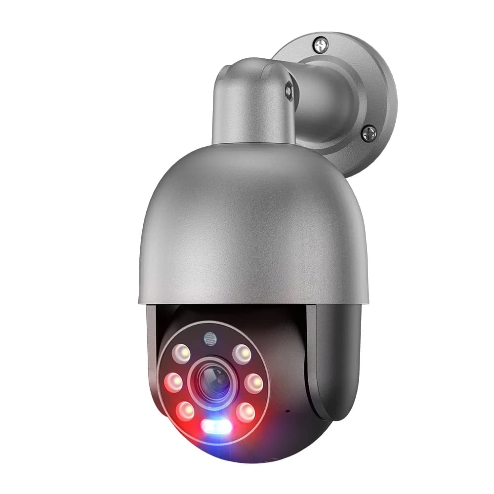 Techage 4K POE Security Camera Outdoor Camera PTZ Mobile Monitoring Auto Tracking Human Detection Surveillance Kit