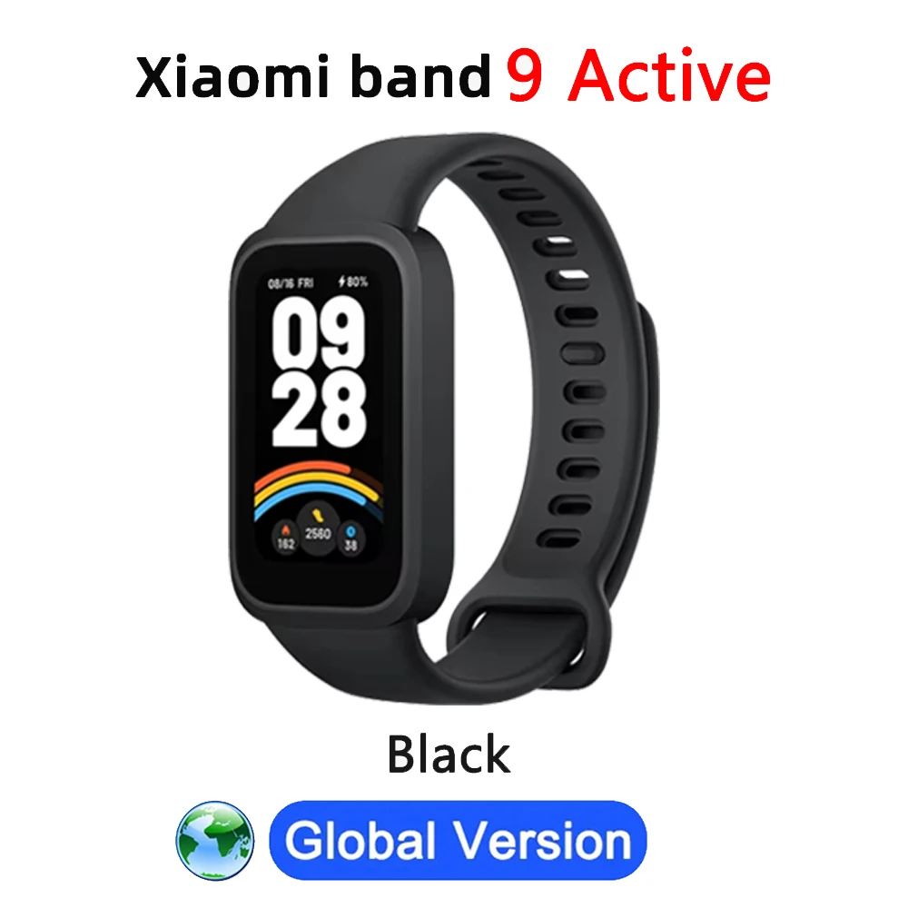Global Version Xiaomi Smart Band 9 Active 1.47'' TFT display Xiaomi Band 9 Active Mi Band 9 Active Up to 18-day battery life