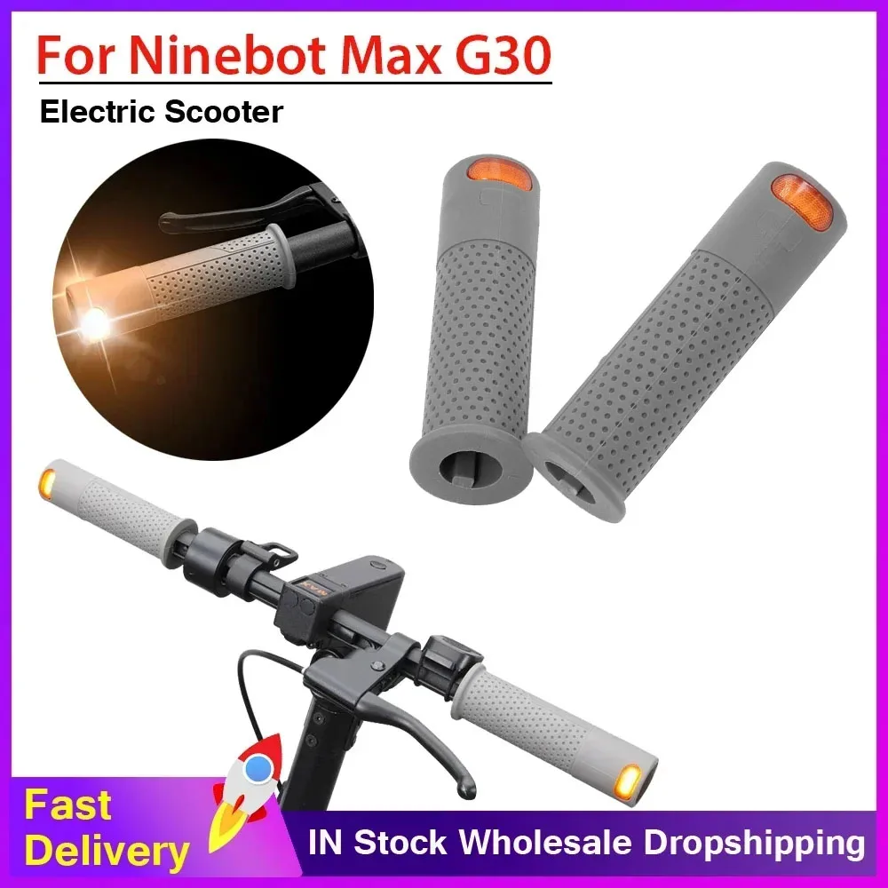 Electric Scooter Modifited Handlebar Grip Turn Signal Light With Remote Control For Ninebot Max G30 Handle LED Lamp Accessories