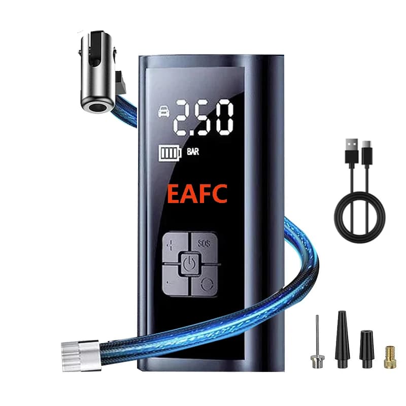 Car Wireless Air Pump Air Compressor Tire Ball Inflator Led Light Tire Inflator 150Psi Electric for Car Motorcycles Bicycles