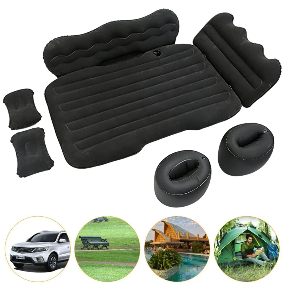 Inflatable Car Air Mattress for Back Seat of Cars, Camping Bed Portable Blow Up Mattress, Travel Mattress, Car Sleeping Beds for Car Universal SUV