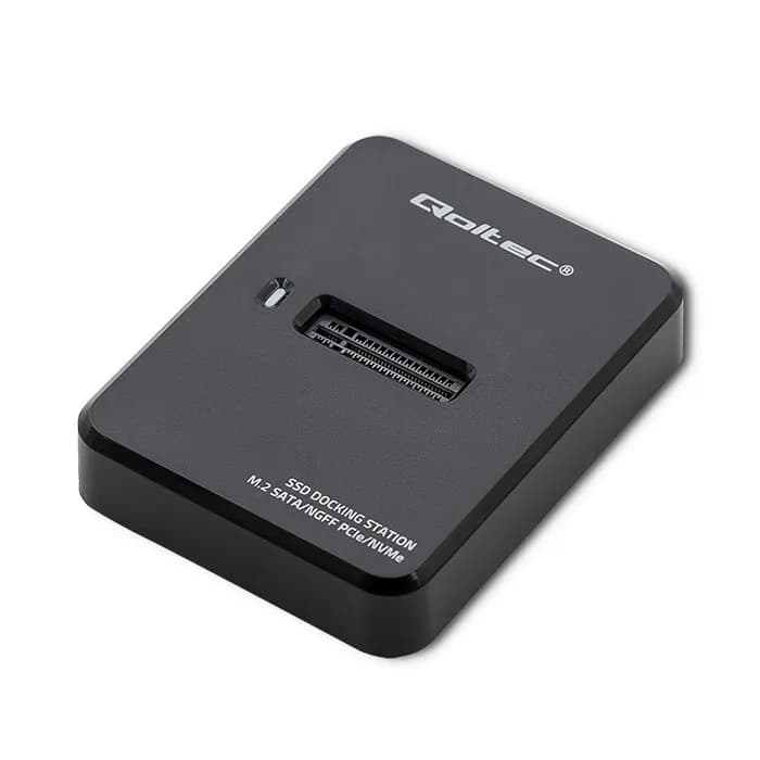 Qoltec SSD Docking Station M.2 SATA/PCIe | NGFF/NVMe | USB 3.1