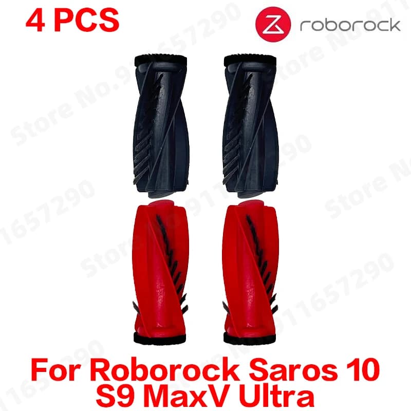 Replacement Parts Compatible for Roborock Saros 10 / S9 MaxV Ultra Main Roller Side Brush HEPA Filter Mop Cloth Dust Bag