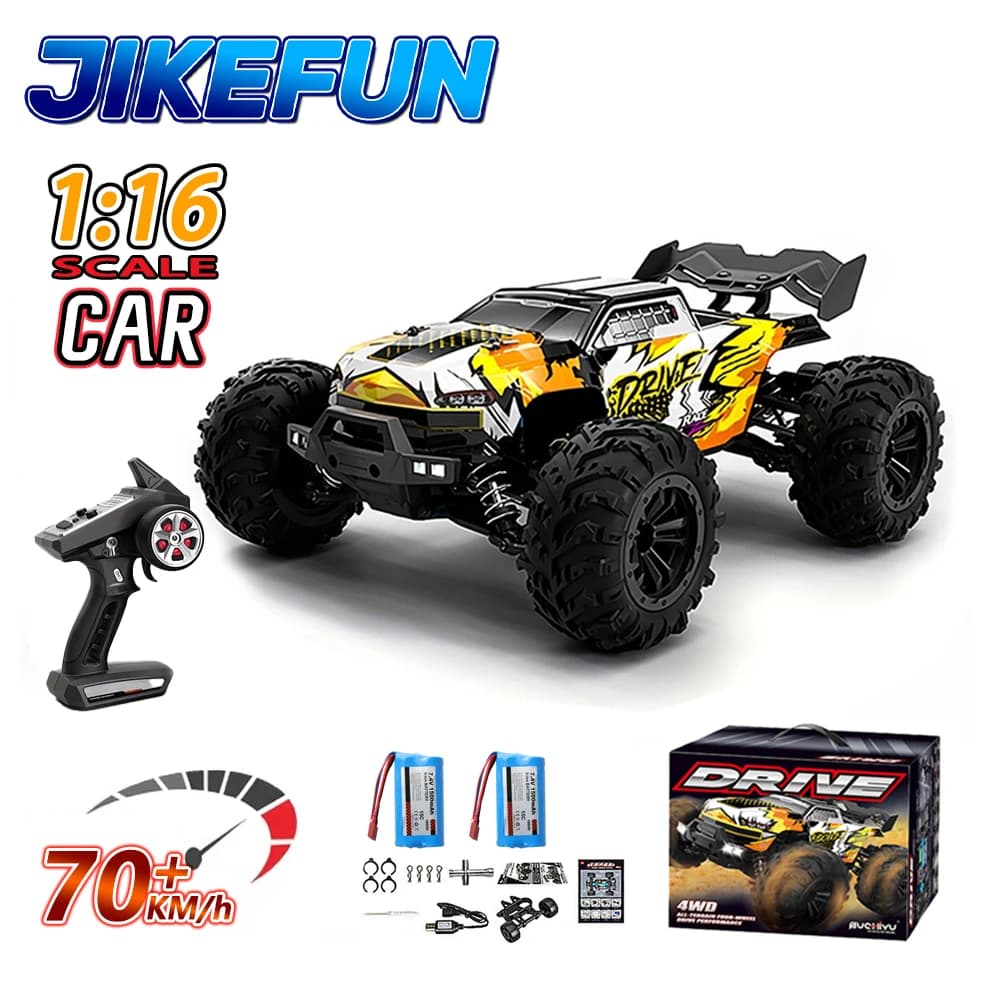 1/16 RC Car 4x4 Remote Control Cart 16101PRO/16102PRO Brushless 70KM/H 2.4G Electric High Speed Off-Road Drift Racing Toys