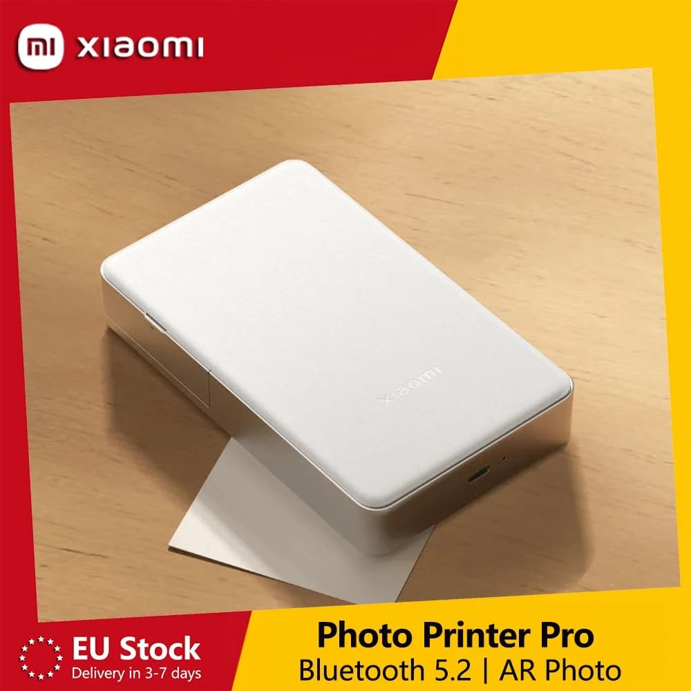 Xiaomi Portable Photo Printer Pro Bluetooth 5.2 2x3 inch Thermal Printer for Smartphone and Tablet