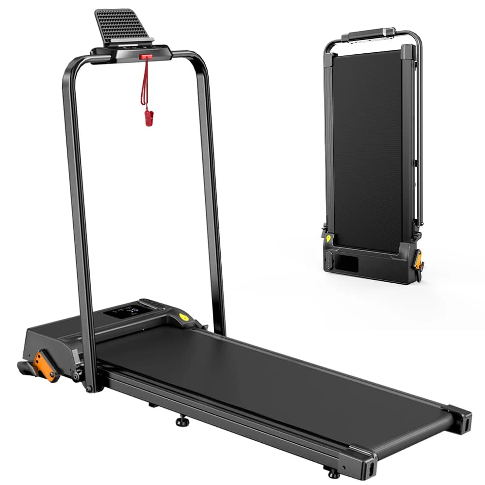 Formill FT52 4-in-1 Foldable Treadmill 2.5HP, 12km/h, 3-Level Manual Incline, 265lbs Load, Silent LED, Shock-Absorbing Home Use