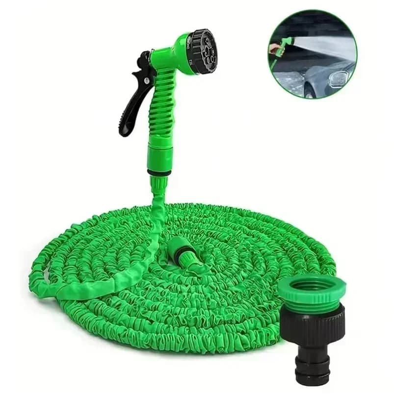 Durable Retractable Magic Water Hose with SprayNozzle HighPressureGarden Hose for Car Washing Watering Plants Household Cleaning