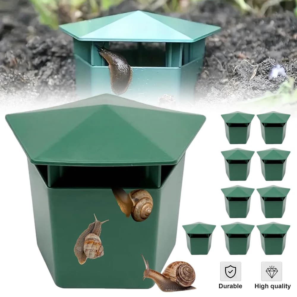 10Pcs Snail Traps Beer Slug Traps, for Garden To Catch Snails Slugs Catcher, for House Garden Farm