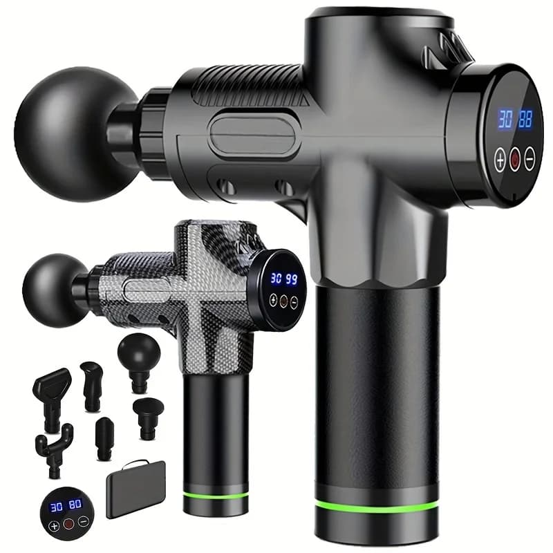 Multiple Level Massage Gun Fascia Deep Muscle Relax Body Neck Massager Electric Fitness Equipment Noise Reduction Male Female