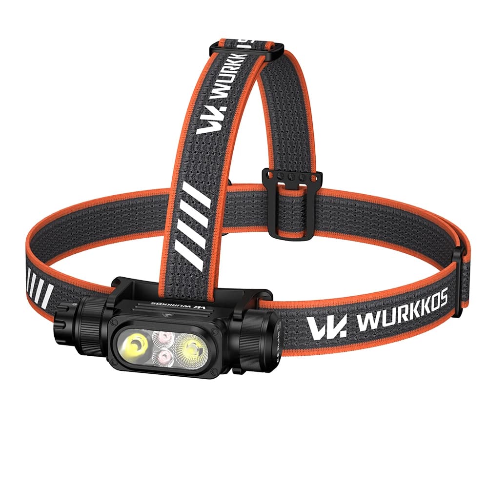 Wurkkos HD17 headlamp 2500LM 18650 ultra light flashlight EDC camping hiking with red light suitable for fishing night climbing