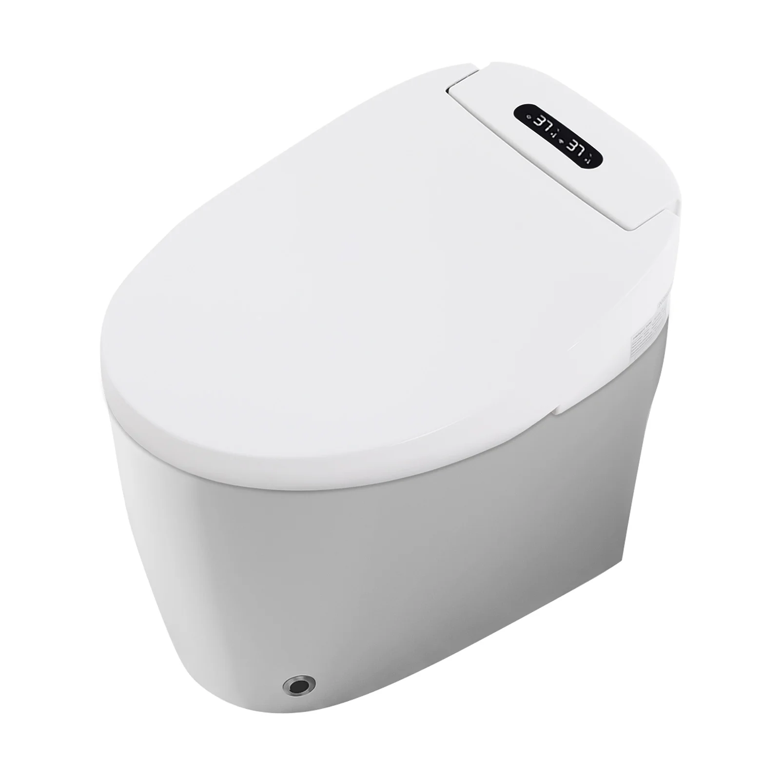 Intelligent Toilet Seat Cover, AC220V 1300W Multi Temperature Control, Self Cleaning Nozzle Drying Massage Function with Remote Control