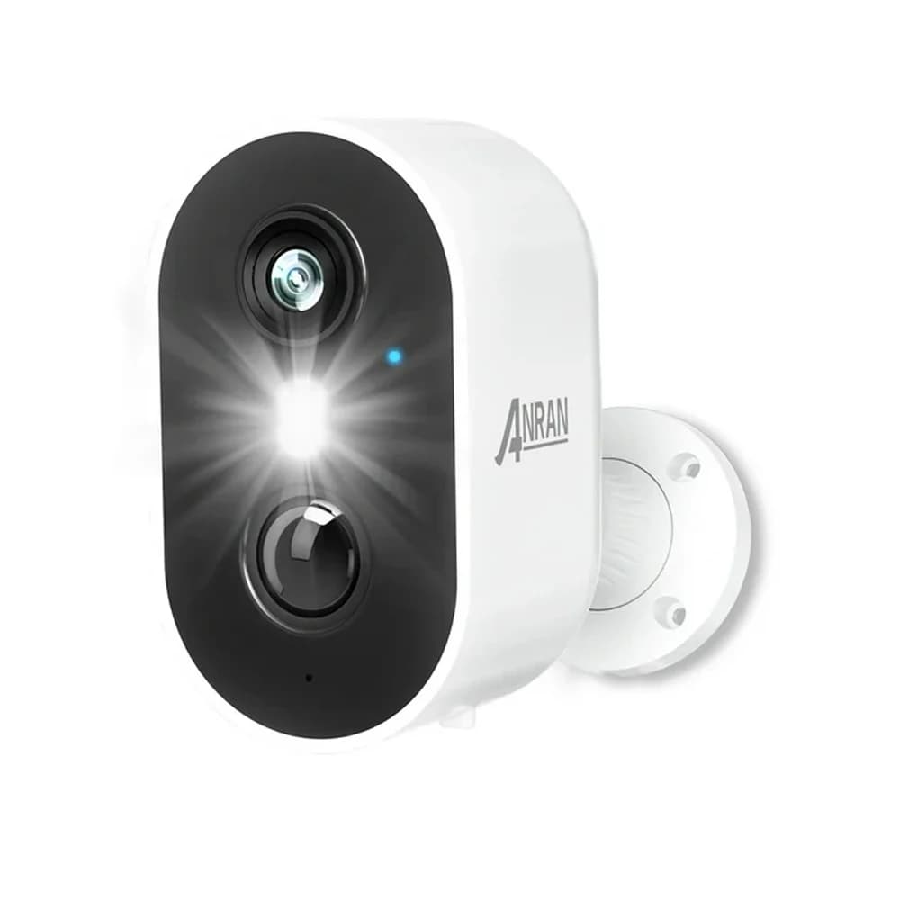 ANRAN 2K Battery Camera 3MP 2.4Ghz Wireless WiFi Camera Home Indoor Security Cameras,PIR Detect,Color Night Vision,Local Alerm