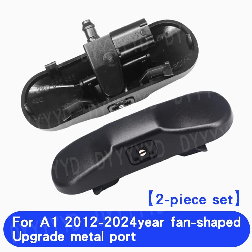 2pcs Car Front Windshield Washer Nozzles Jet Heated For Audi TT A1 8X A4 B8 Q3 Q5 Q7 4L A5 Front Window Set 2014 2013 2012 2011