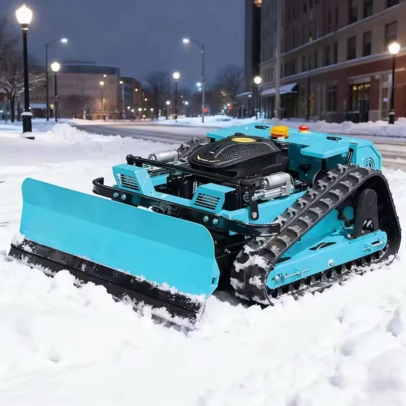 Remote-Controlled Lawn Mower 550mm | Dual Function: Grass Cutting & Snow Plowing