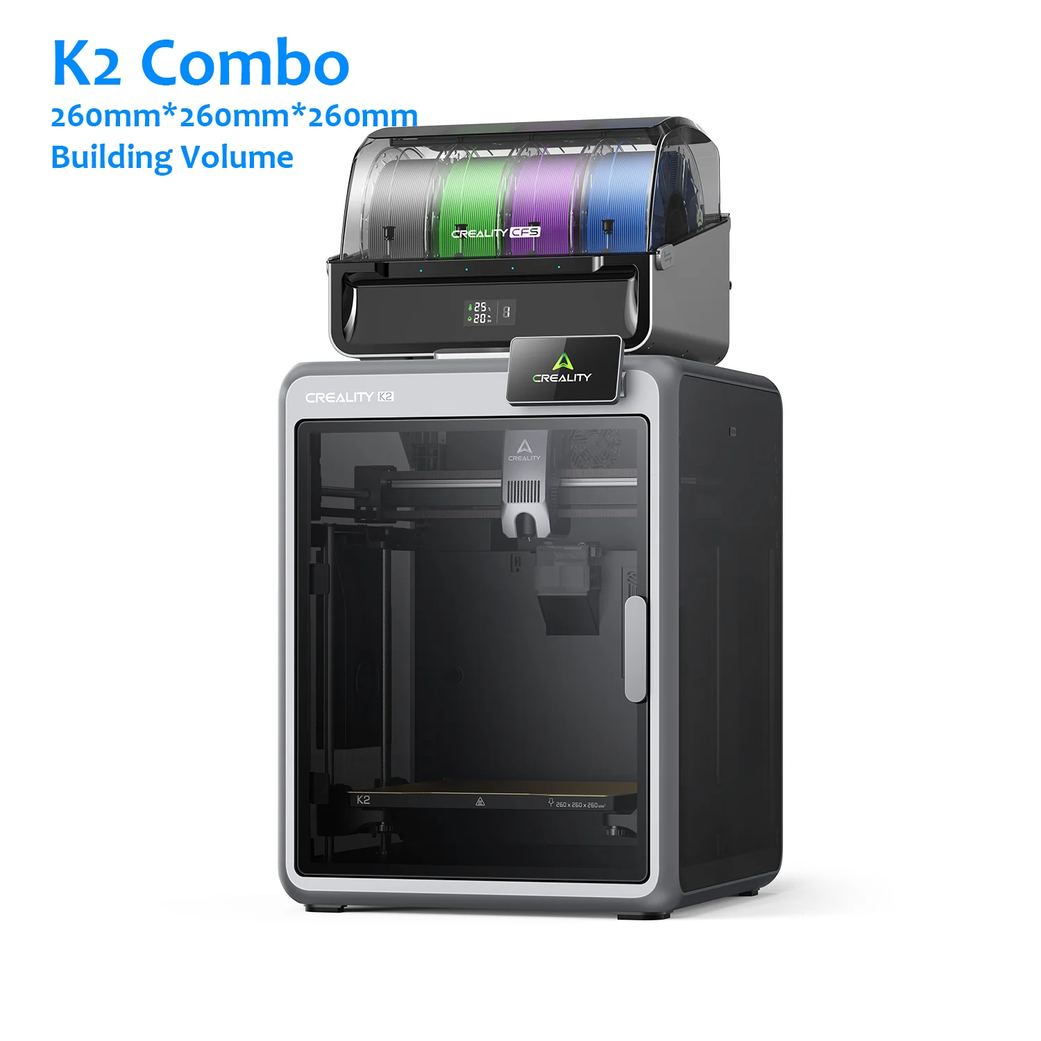Creality K2 Pro Combo， K2 Series 600mm/s Fast Printing CFS Multi-color 3D Printer，K2 Plus Combo，K2 Combo 3D Printer,3D K1 MAX
