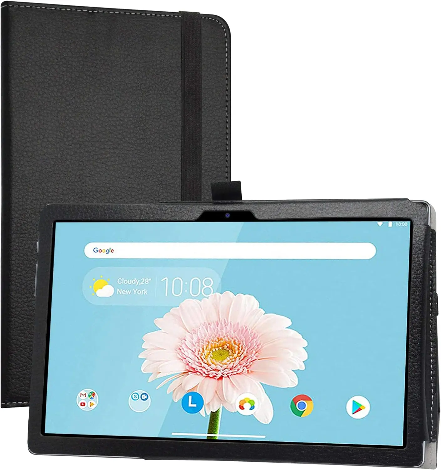 Teclast P20HD M40 10.1 inch Leather Case Black Cover Foil, Protective Cover Tablet Stand, Case PU, Accessories