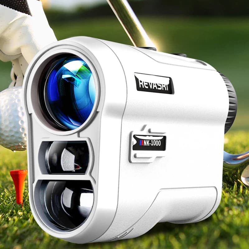 REVASRI Golf Laser Rangefinder 600Yards/1000Yards Range Finder with Slope Switch Flag Lock Vibration for Golf Tournament Legal