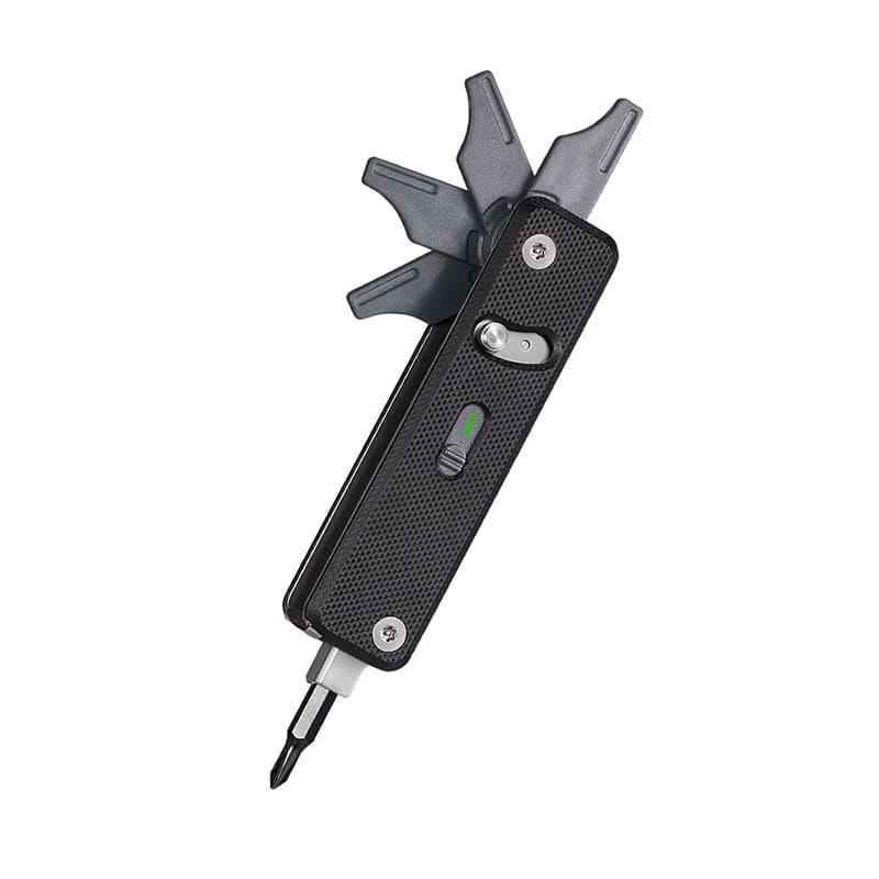 ROXON S504G Mini Multifunctional Back Clip, Interchangeable Outdoor Camping Multi Knife Scissors, Practical Folding Knife