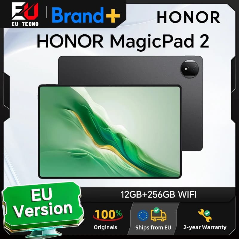 HONOR MagicPad 2,EU Version tablet,10050mAh Battery,android tablet, 12.3" OLED Screen,Snapdragon 8s Gen 3,13MP Rear Camera
