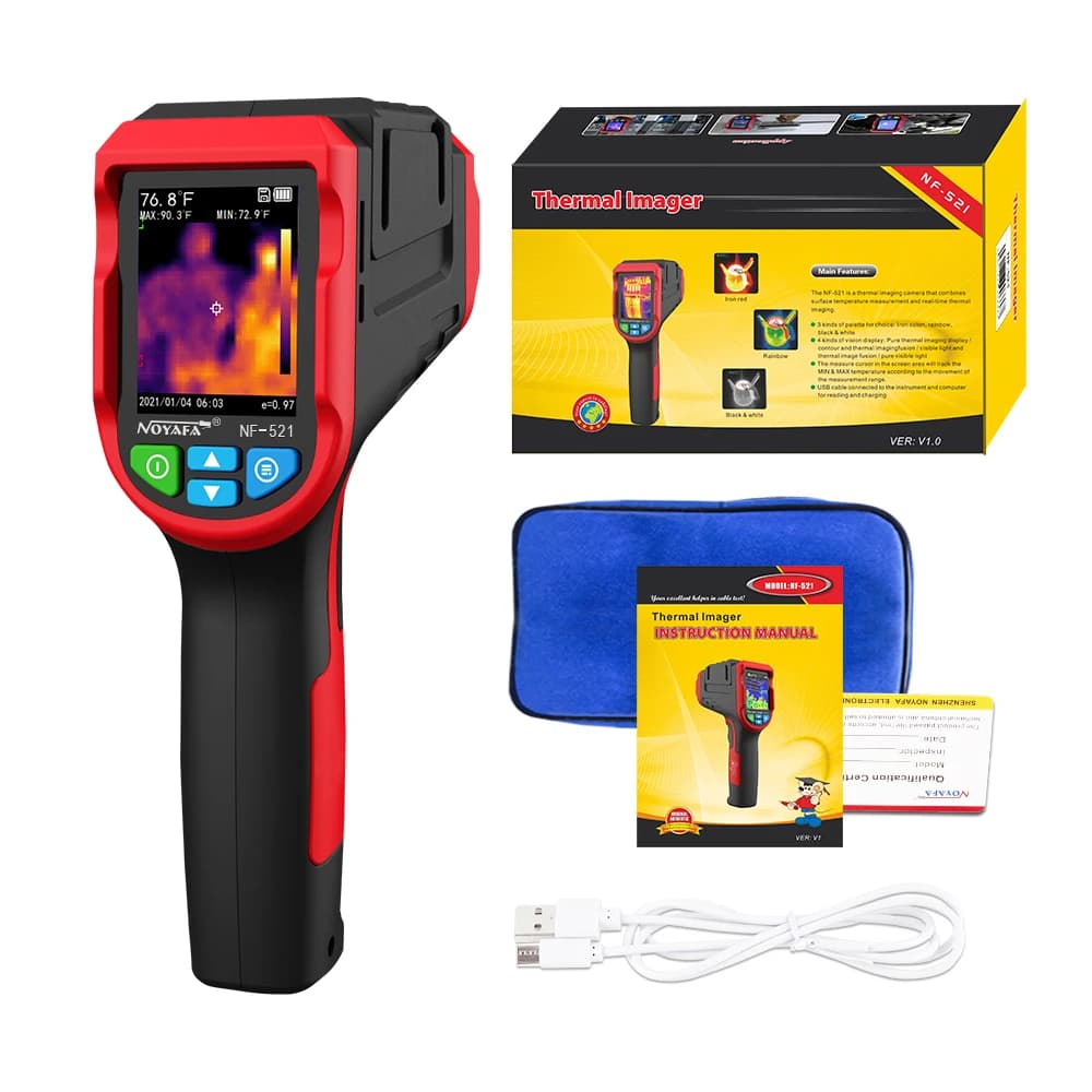 NOYAFA Infrared Thermal Imager NF-521 Industrial Thermal Imager -20~400°C Professional Thermal Camera Floor Heating Detector