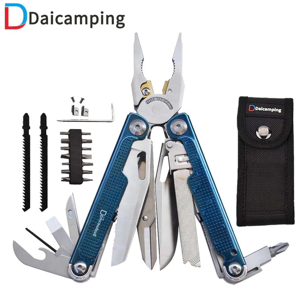Daicamping DL30 DL301 DL25 Folding Knife Multi Tools Multi-tool Cutter EDC Multitool Survival Gear Plier Knives