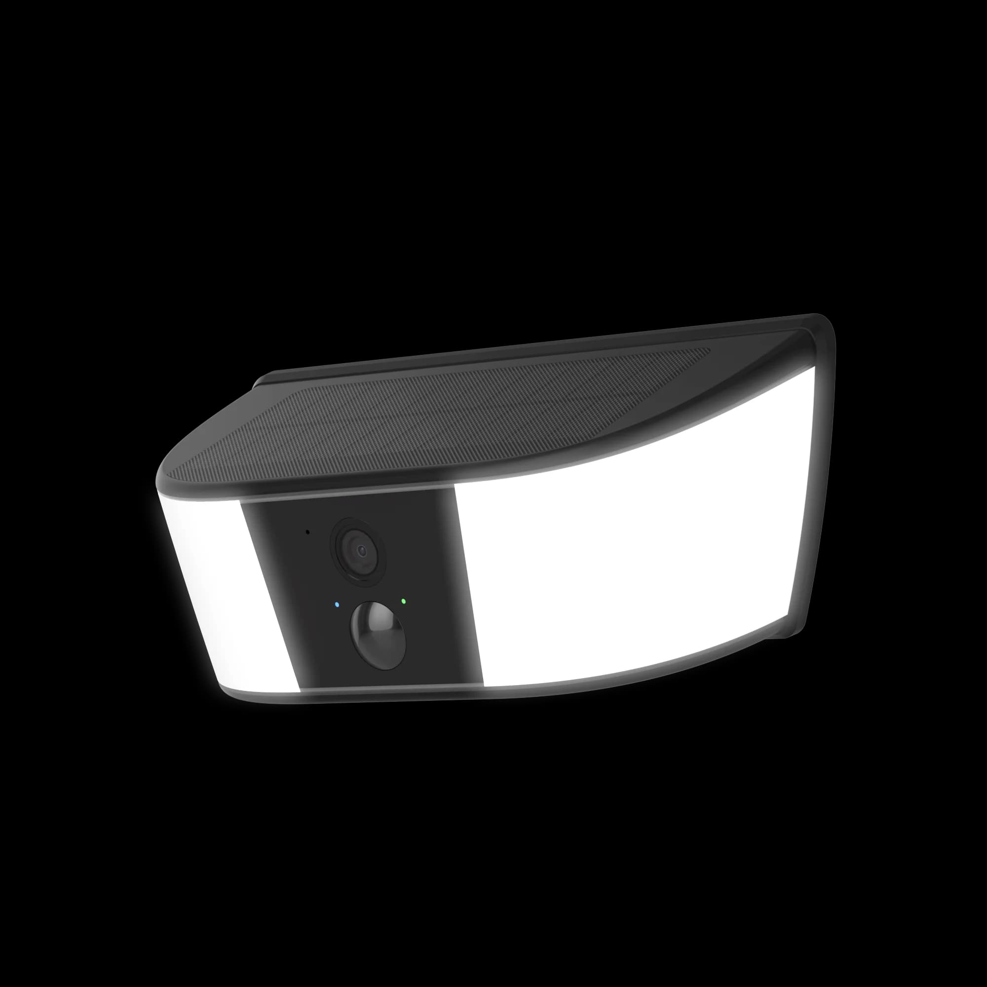 2K Solar Camera Wall Light Outdoor Surveillance Camera 5200mAh Battery Camera Color Night Vision Local Alarm Humanoid Detection