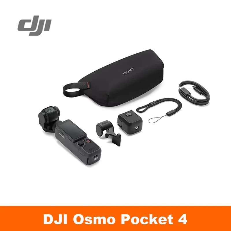 Brand+ DJI Osmo Pocket 4 1″ CMOS Pocket Gimbal Camera 14-Stop Dynamic Range 10-bit D-Log New ActiveTrack Pocket 4