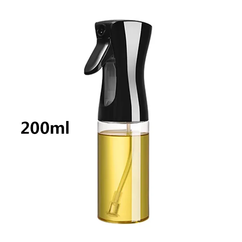 200/300/500ml Oil Spray Plastic Household Kitchen Oil Spray Bottle or Oil Brush Nebulizing Mist Filling Cooking Dual Use BBQ Oil Spray for Cooking - Olive Oil Dispenser Bottle Sprayer Mist-Reusable Food Grade Oil Vinegar,Spray Bottle Kitchen Accessories