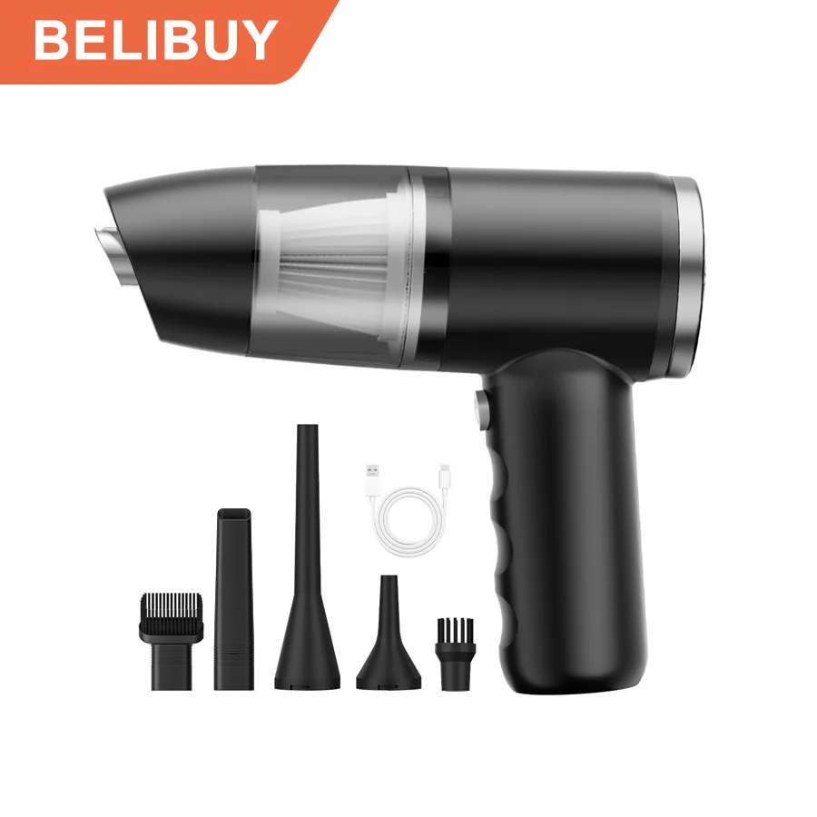 Car Vacuum Cleaner Air Blower Cordless Powerful Wireless Car Cleaner Portable Vacuum Cleaner Cleaning Machine For Car Home 2 In1