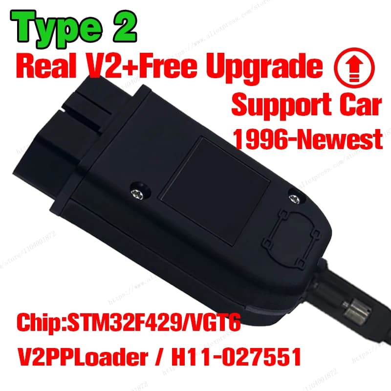 Best 2026+ Real V2 V25.12 VagCom Diagnostic Tool Update Online With Unlimited VINS HEX Usb Interface V25.3 Coding Function