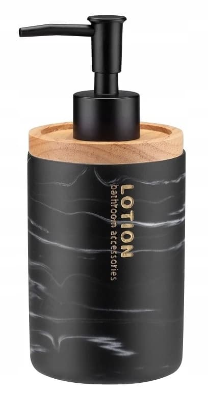 KADAX Liquid Soap Dispenser Black Marble