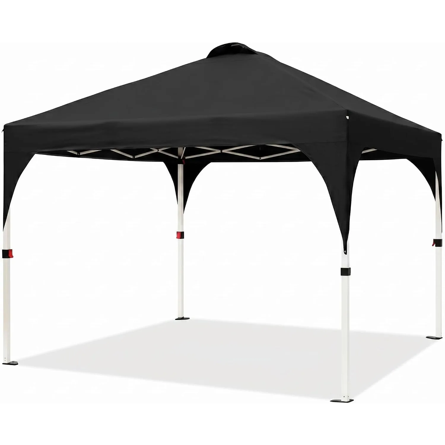 3x3 m Foldable Commercial Tent, European Style Windows, Locking System, 150D Oxford Fabric, 270 cm Standing Height