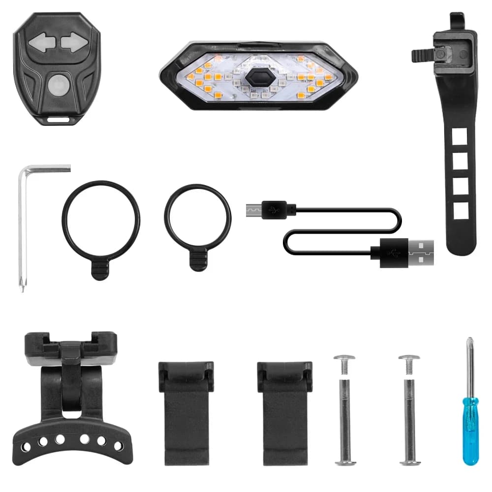 E-Scooter Handlebar Grips Turning Light for Xiaomi M365/Pro Mi3 for Ninebot G30 Left/Right Turn Signal or only TailLight parts