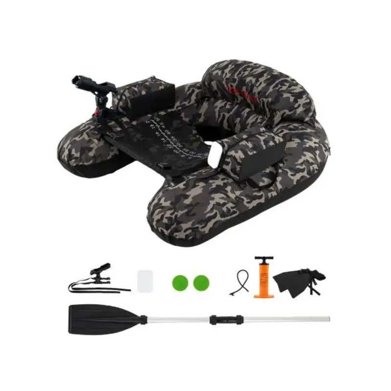 Inflatable Fishing Buoys, Fishing Boats, Inflatable Fishing Gear, with Air Pump, Paddles, and Storage Bags—Shipping from Local Warehouse