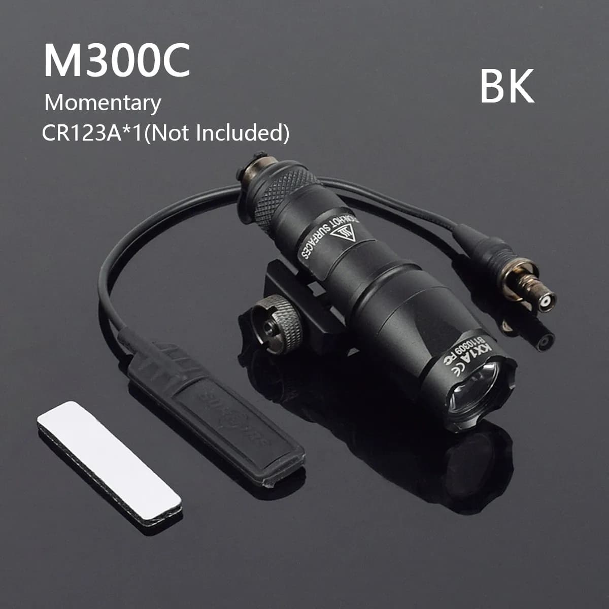 Tactical Surefir M600 M300 Airsoft Powerful Flashlight Dual Pressure Switch AR15 20mm Rail Hunting LED White Lamp Scout Lights