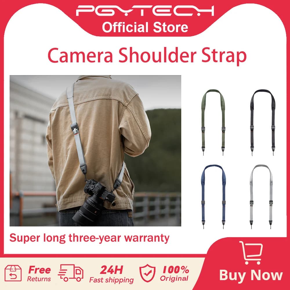 PGYTECH Upgrade Camera Neck Strap Shoulder Strap With Quick Release Buckles For Photographers Camera Straps For Canon Sony SLR/D