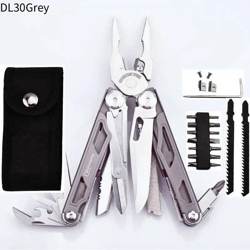 Daicamping DL30 DL301 DL25 Outdoor Camping EDC Plier Set Multifunctional Multitools Hand Multi Tool Folding Multi-tool Kit