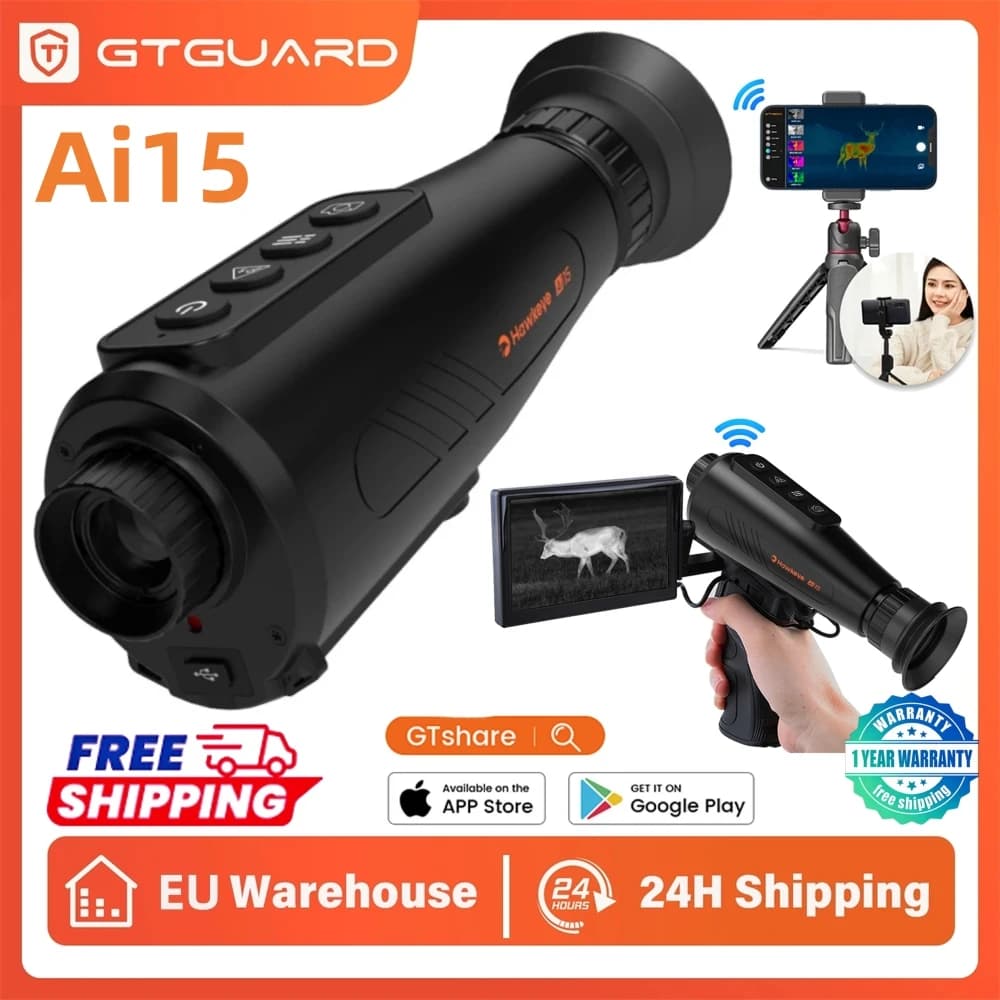 Thermal Imaging Monocular AI Super-resolution384*288 Night Vision Goggles Multiple Scenes Handheld IR Telescope Better Than Ai15