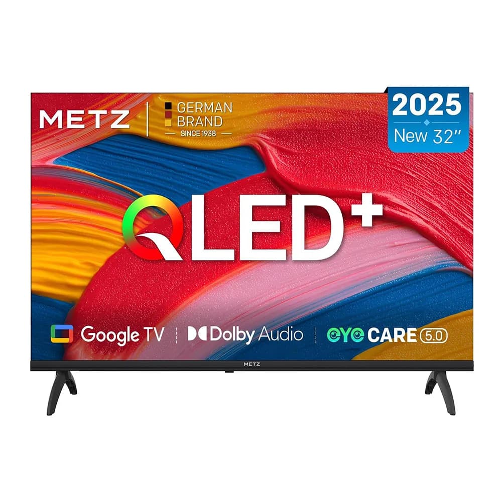 Metz QLED TV 32 "40 inch Smart LED Google Tele HDR 10 Dolby Audio Bluetooth 5.1 EyeCare Tuner 2025 32 MQF7030Z