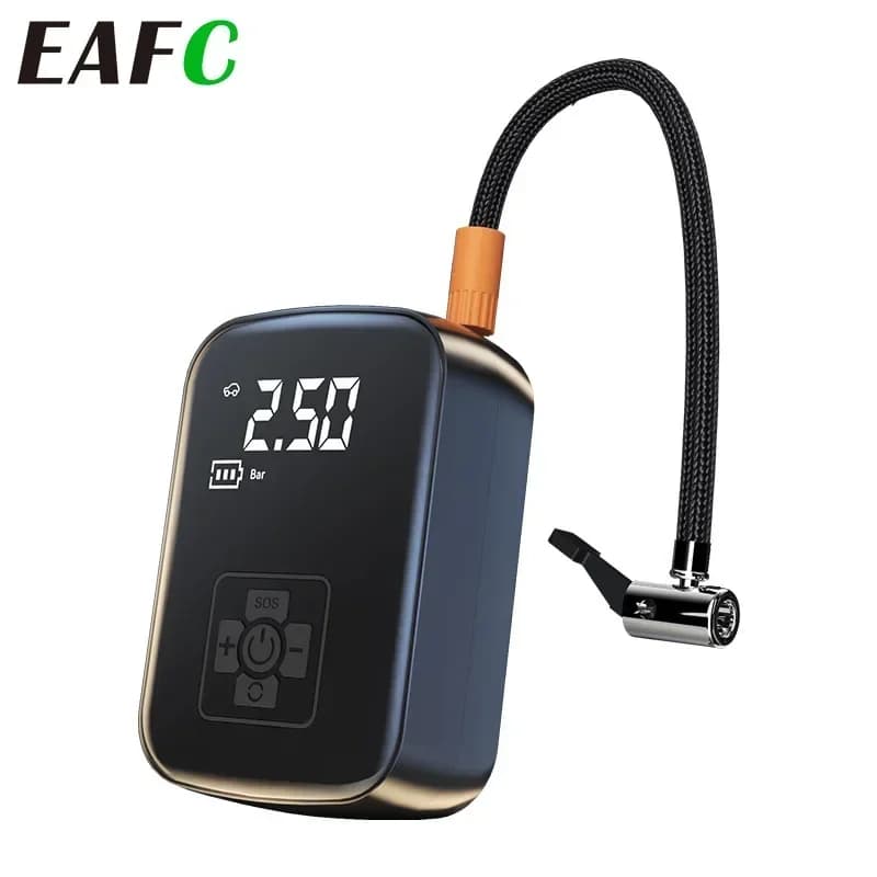 150PSI Wireless Air Pump Portable Air Compressor Ball Inflator Led Light Tire Inflator Electric for Cars Motorcycles Bicycles