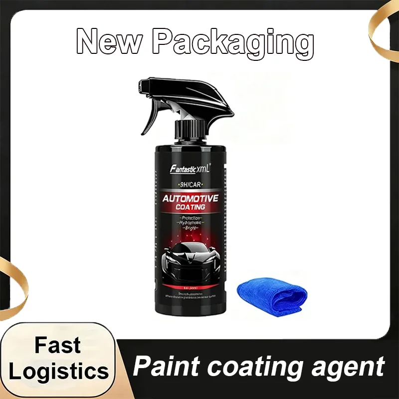 Car ceramic coating, 9H hardness, car painting, crystal plating, 500ML, nano-glass coating, car accessories, 1 piece/3 pieces/5 pieces