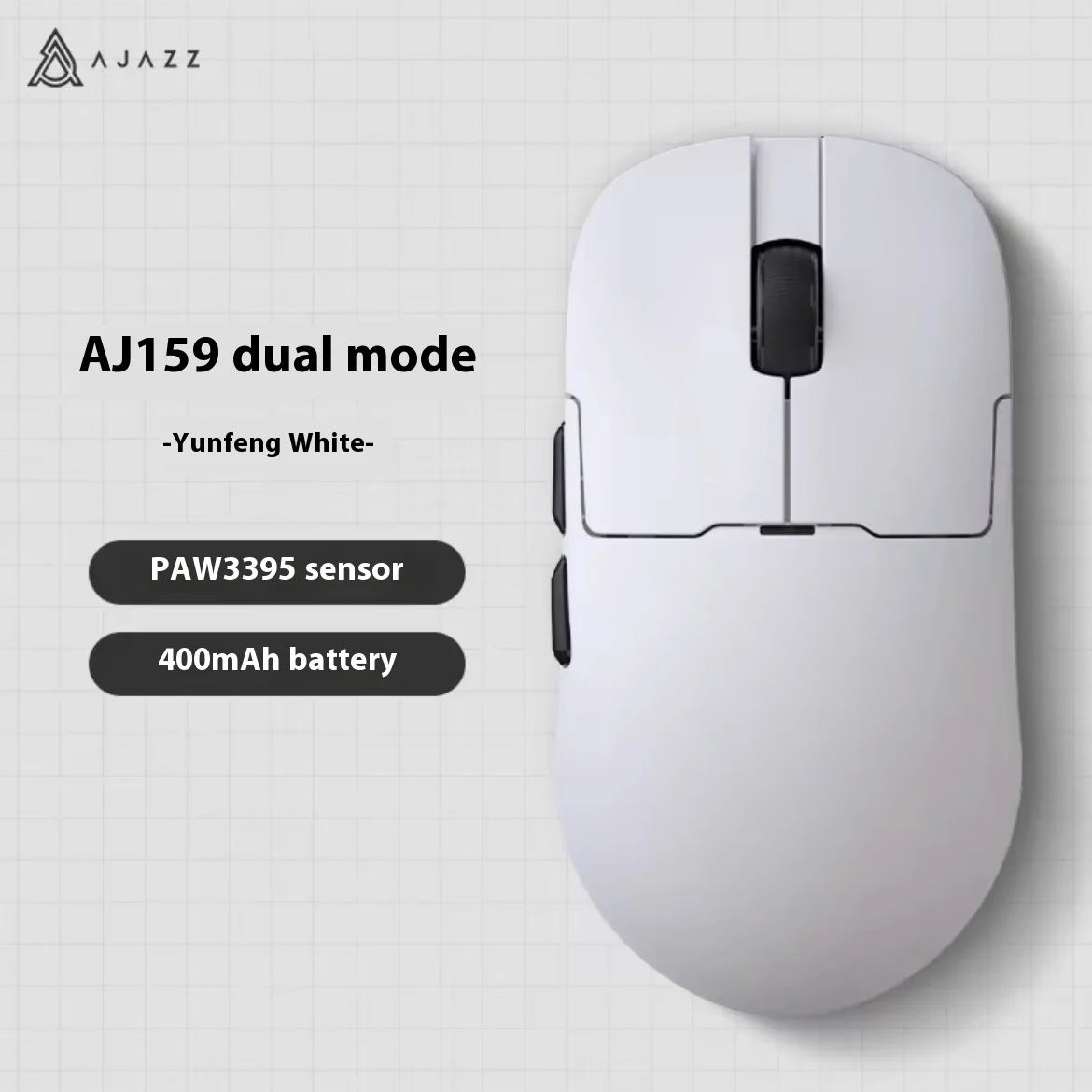 AJAZZ AJ159/AJ159 NL P/AJ159 NL/AJ159P/AJ159P APEX 2.4G USB Wireless Mouse Bluetooth 2.4G Gaming Mouse 26000 DPI